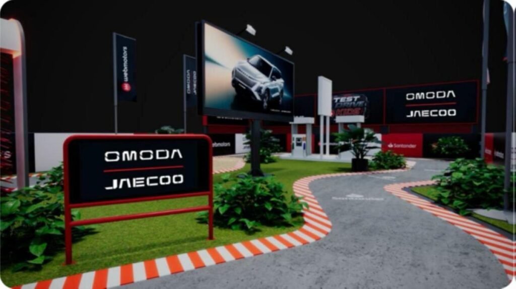 Robô humanoide em demonstração no Festival Interlagos