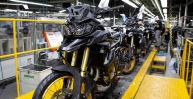 Produção de motocicletas em Manaus
