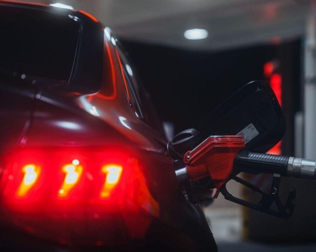 Abastecimento de veículo flex com gasolina E32