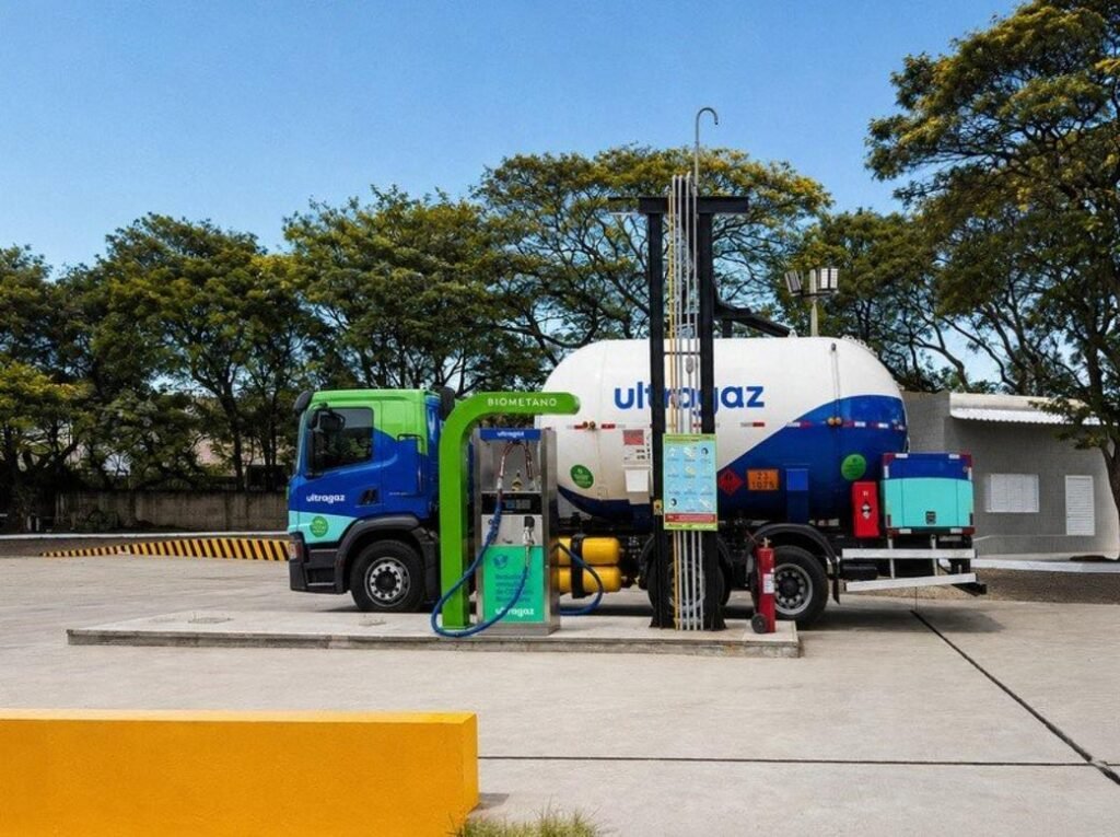 Estação de Biometano Ultragaz em Paulínia