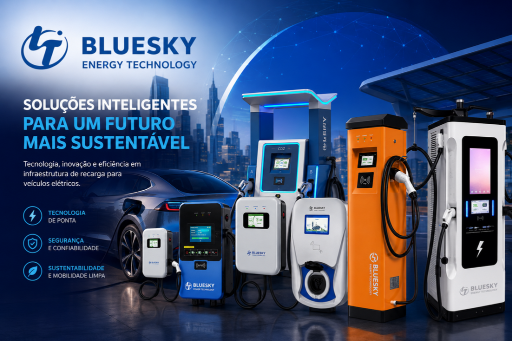 Carregadores elétricos da Bluesky Energy