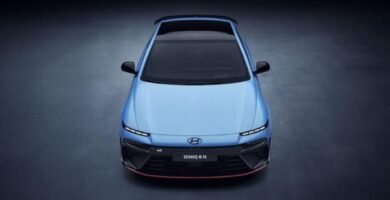 Veículo híbrido da Hyundai em destaque