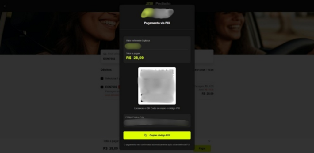 Sites falsos aplicando golpe do Free Flow