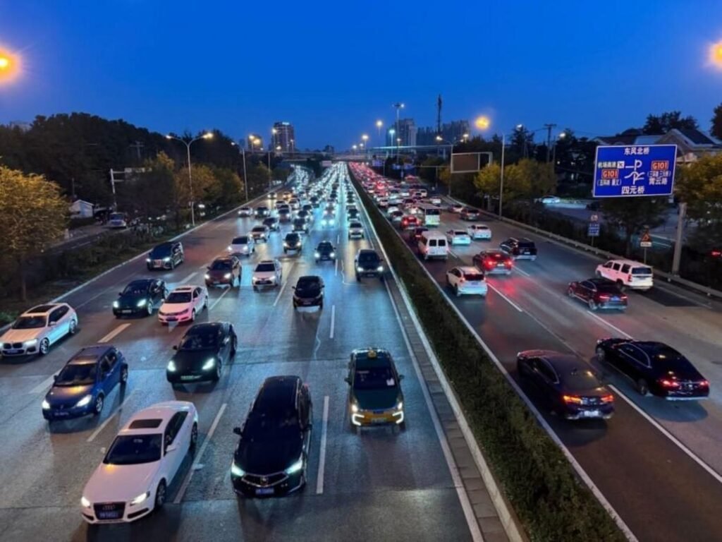 Imagem representativa de inspeção automotiva na China