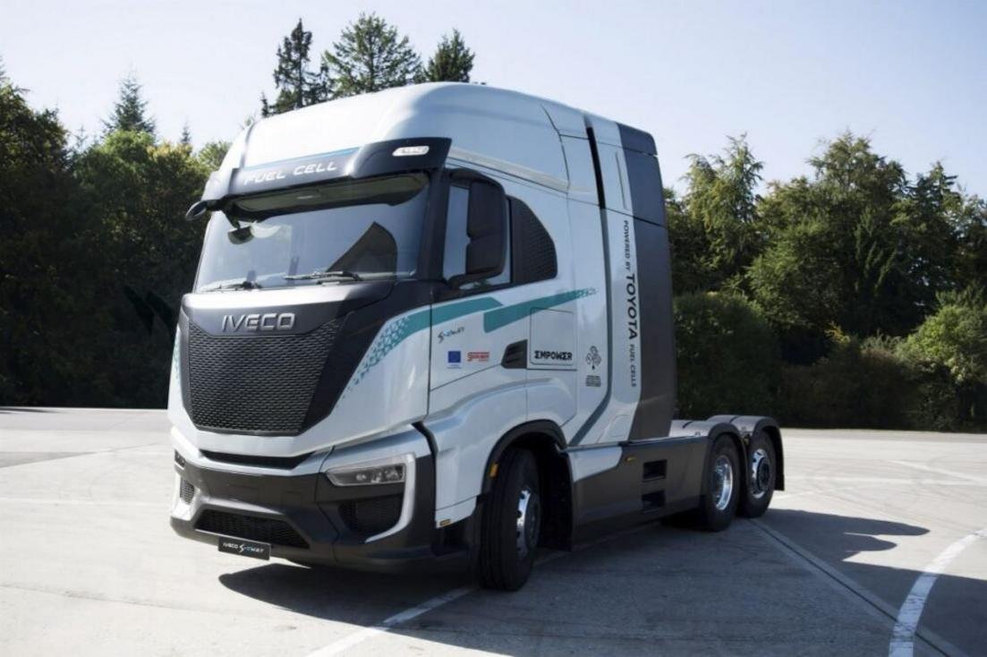 Caminhões a hidrogênio da Iveco e Toyota