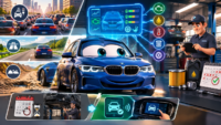 Carro inteligente em manutenção