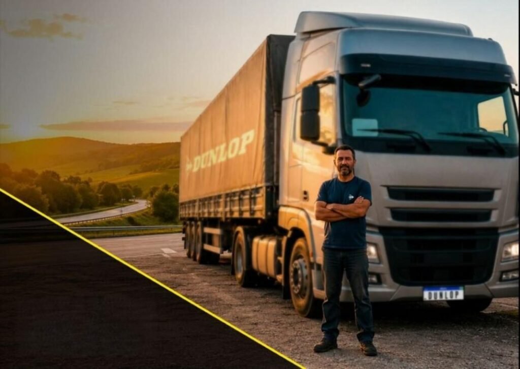 Lojas container da Dunlop em operação