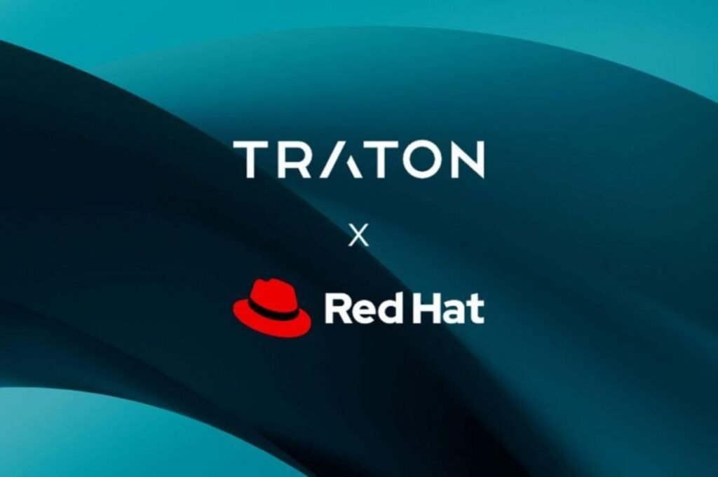 Soluções de software Traton e Red Hat para caminhões