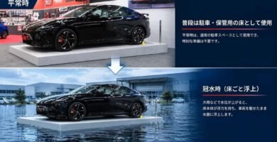 Garagem flutuante do Japão
