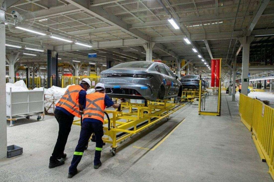 Fábrica da BYD em Camaçari
