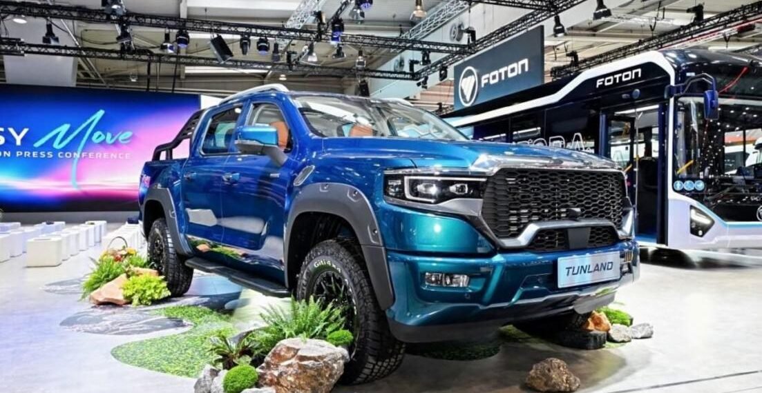 Foton Tunland V9 PHEV em plena ação