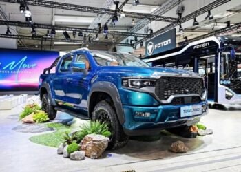Foton Tunland V9 PHEV em plena ação