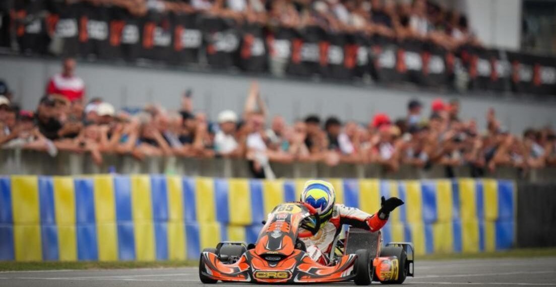 Viktor Gustafsson no Campeonato Mundial de Kart KZ