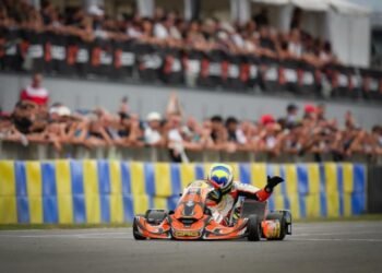 Viktor Gustafsson no Campeonato Mundial de Kart KZ