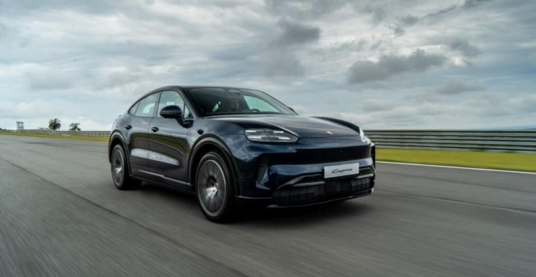 Porsche Cayenne Electric em destaque