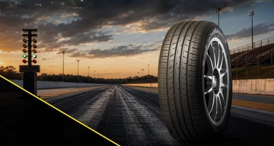 Pneu Dunlop SP Sport FM800 em ação na pista
