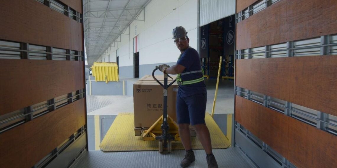 Centro de distribuição da Foton em Itajaí