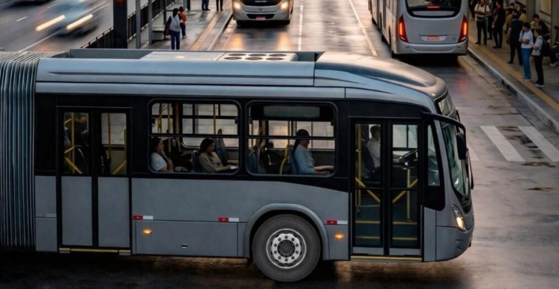 Pneu para ônibus da Dunlop com sistema TAIYO