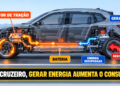 Carro elétrico em movimento