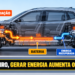 Carro elétrico em movimento