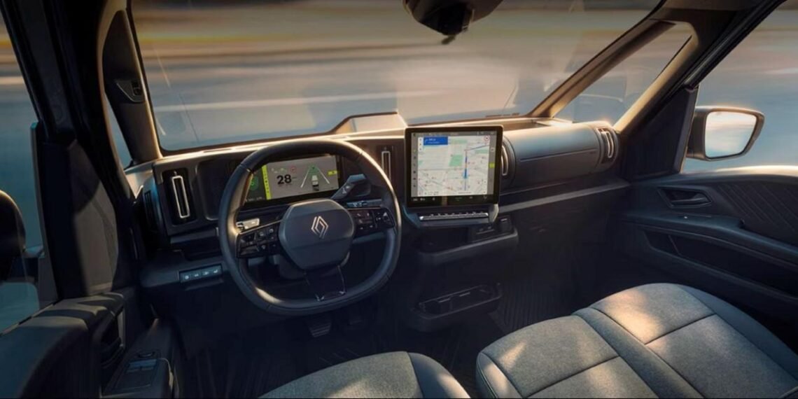 Painel digital do Renault Trafic E-Tech Electric
