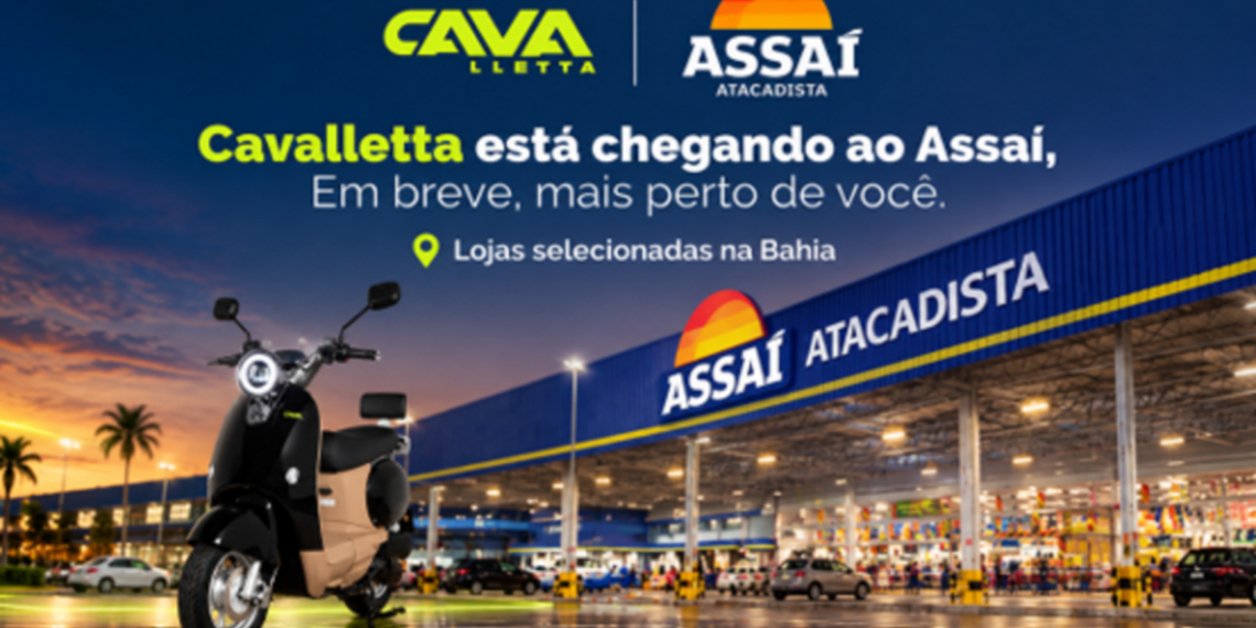 Modelos da Cavalletta em exibição no Assaí