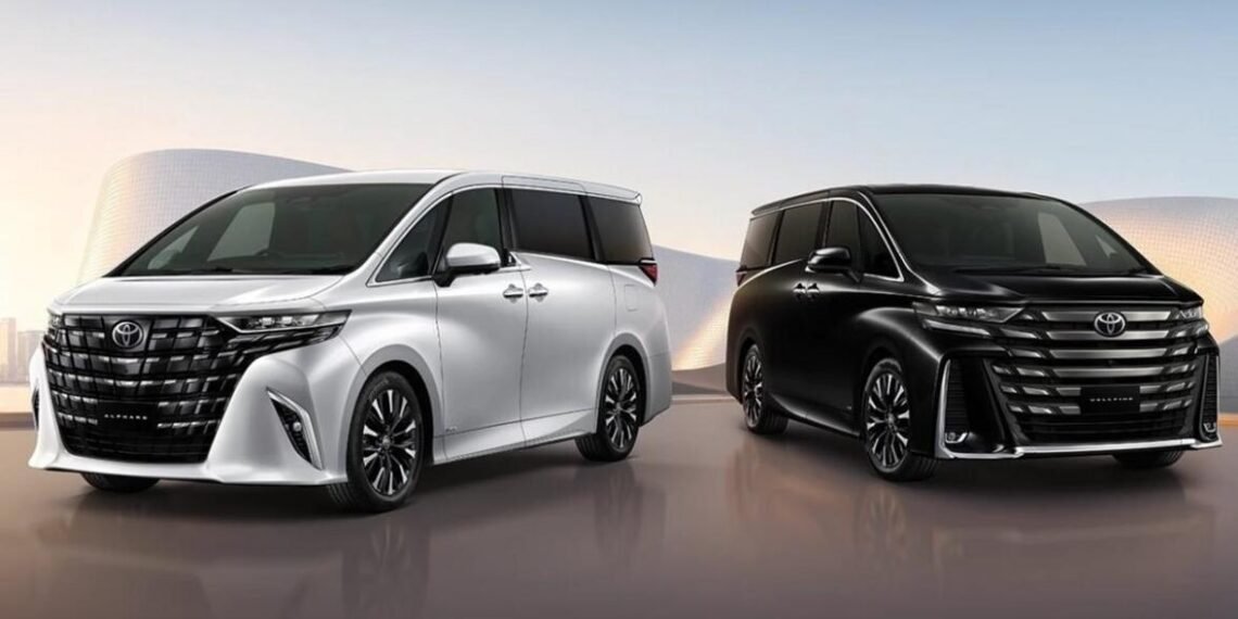 Toyota Alphard em exibição