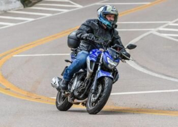 Motocicleta para entregas