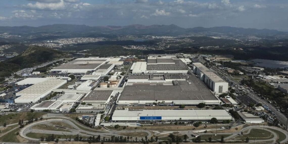Linha de montagem da Fiat em Betim