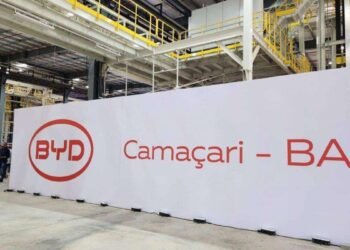 Fábrica da BYD em Camaçari